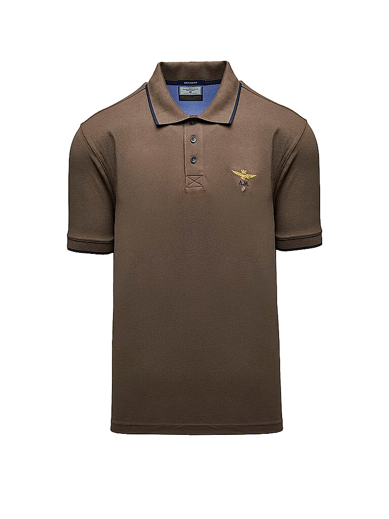 AERONAUTICA MILITARE Poloshirt  braun   M herren